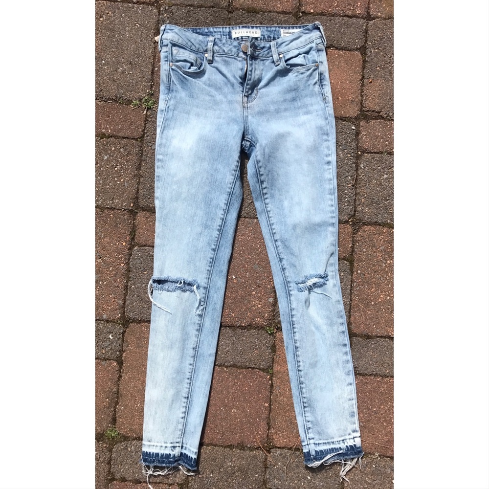 PacSun Bullhead Mid Rise Skinny Ankle Jeans